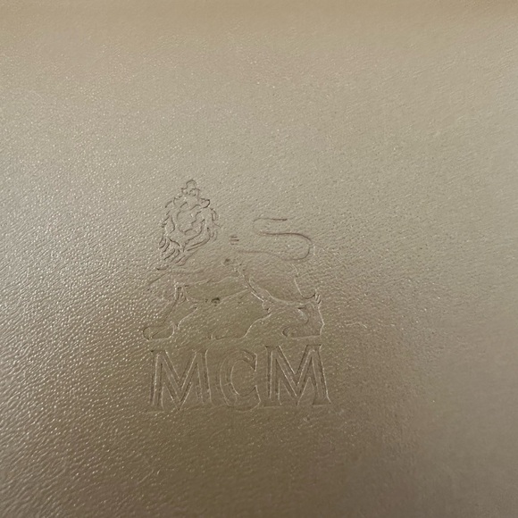 MCM Women's Tan Crocodile-Embossed Wallet - Picture 5 of 12